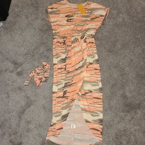 🔥3/$42 w FREE SHIPPING🔥 NWT Pink Camo high low dress